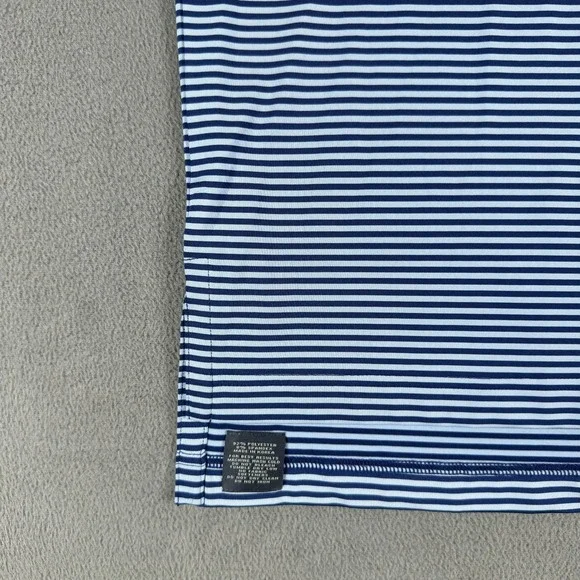 Turtleson Polo Shirt Mens Large Blue Zurich Classic TPC Performance Golf New - Picture 4 of 9